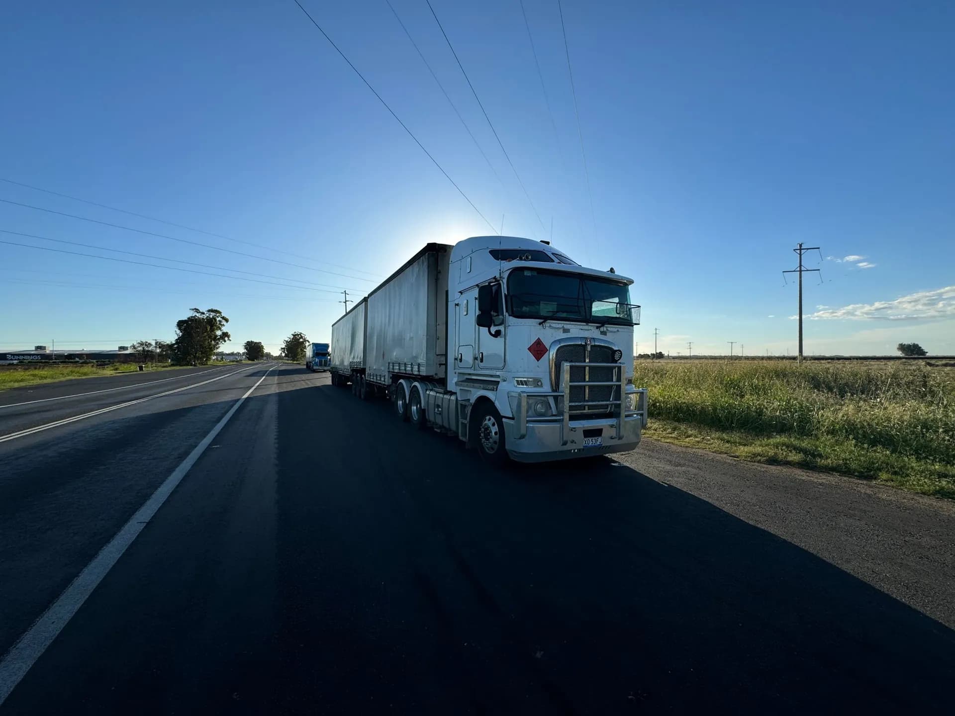 Truck on a Spanish highway